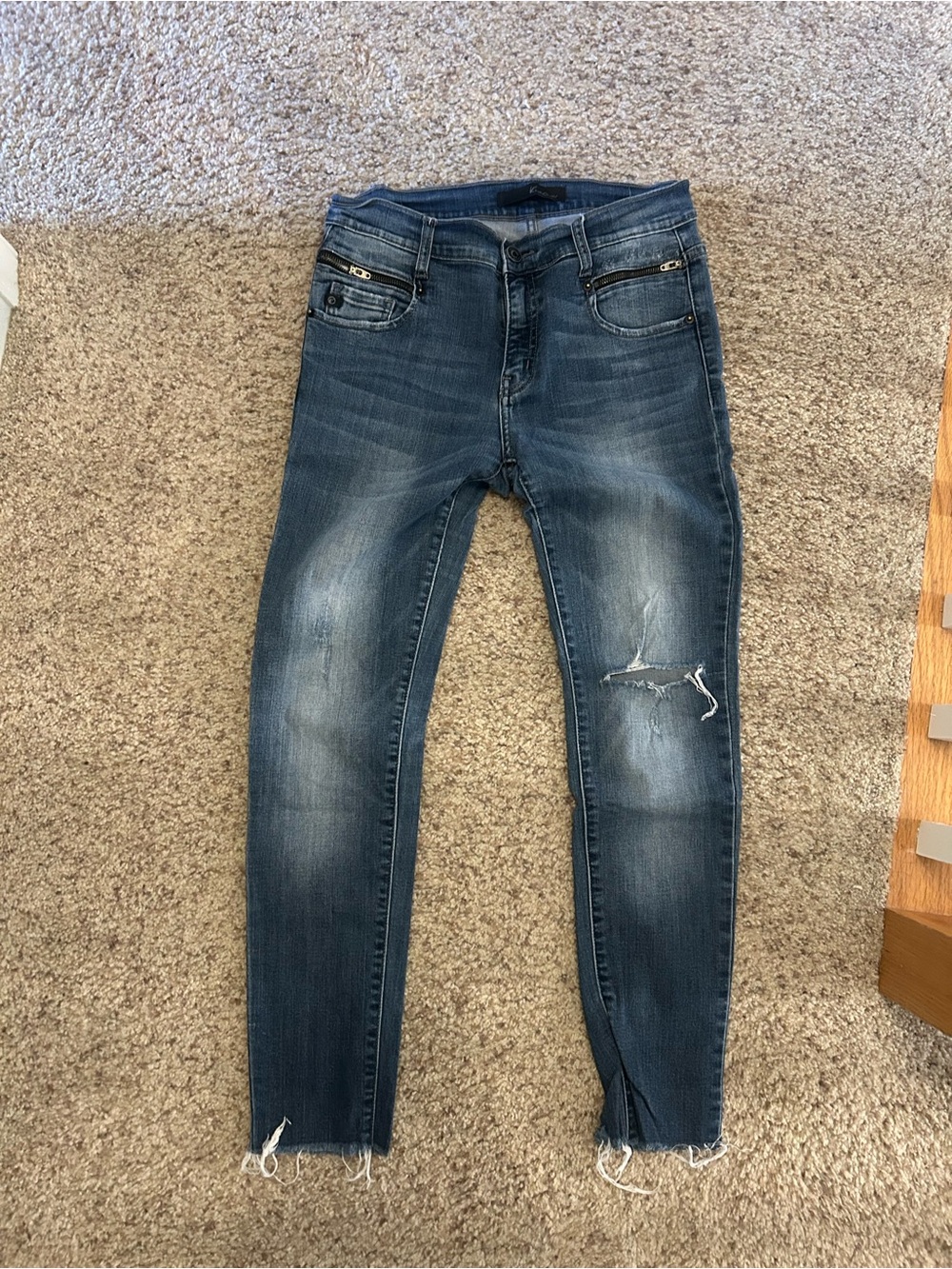 KanCan Blue Denim Jeans with Button Fly